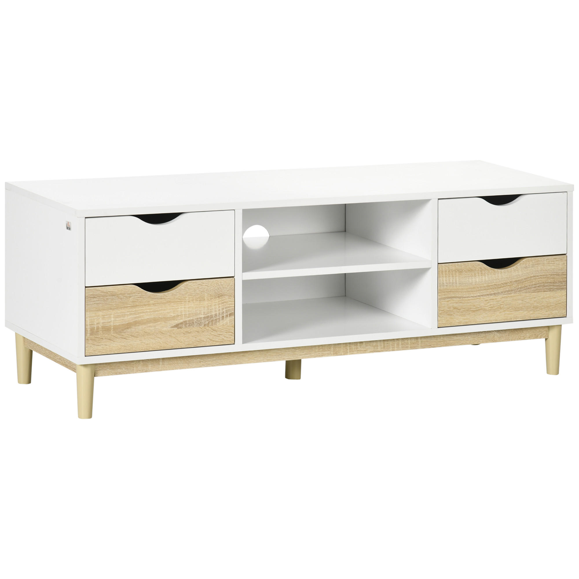 TV-MÖBEL Multicolor 1 Stück - Multicolor, Holzwerkstoff (120/44.5/40cm) - GiPP
