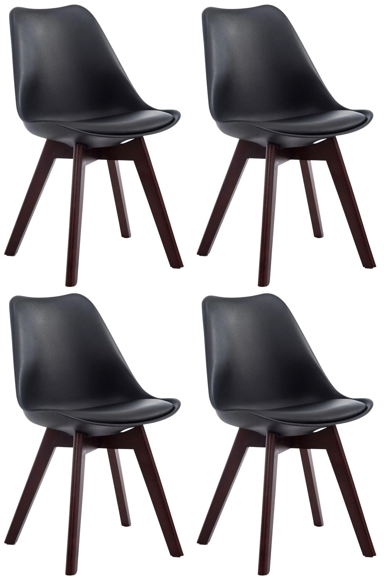 CLP Stuhl Schwarz 48x84x55 cm