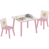 KINDERSITZGRUPPE DE-17534 mit Sternenmotiv, 60x60 cm Rosa - Pink, Holzwerkstoff (60/44/60cm) - ComfortXL