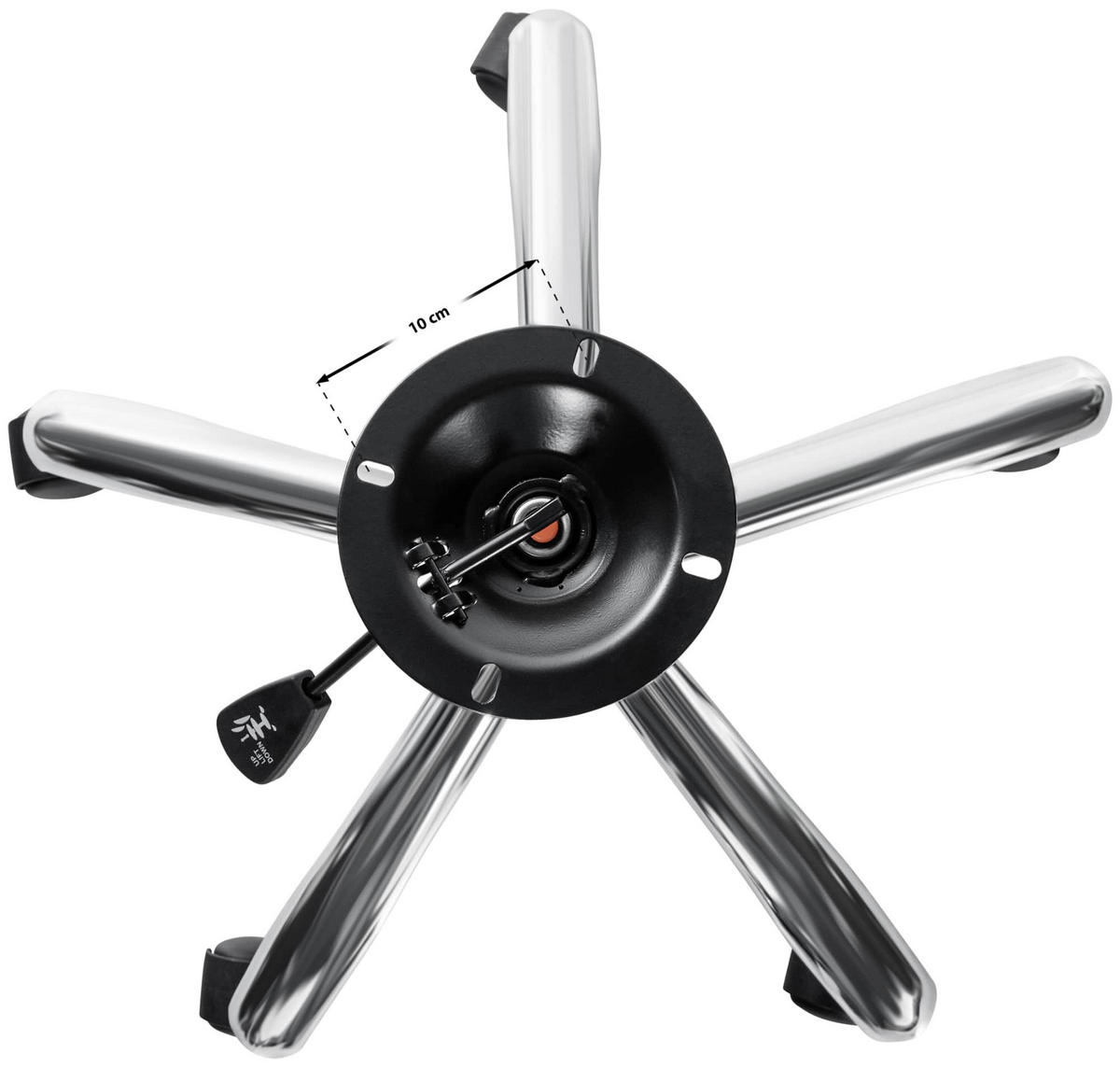 STUHLGESTELL Metall chrom - Chromfarben, Metall (60/51/40cm) - CLP