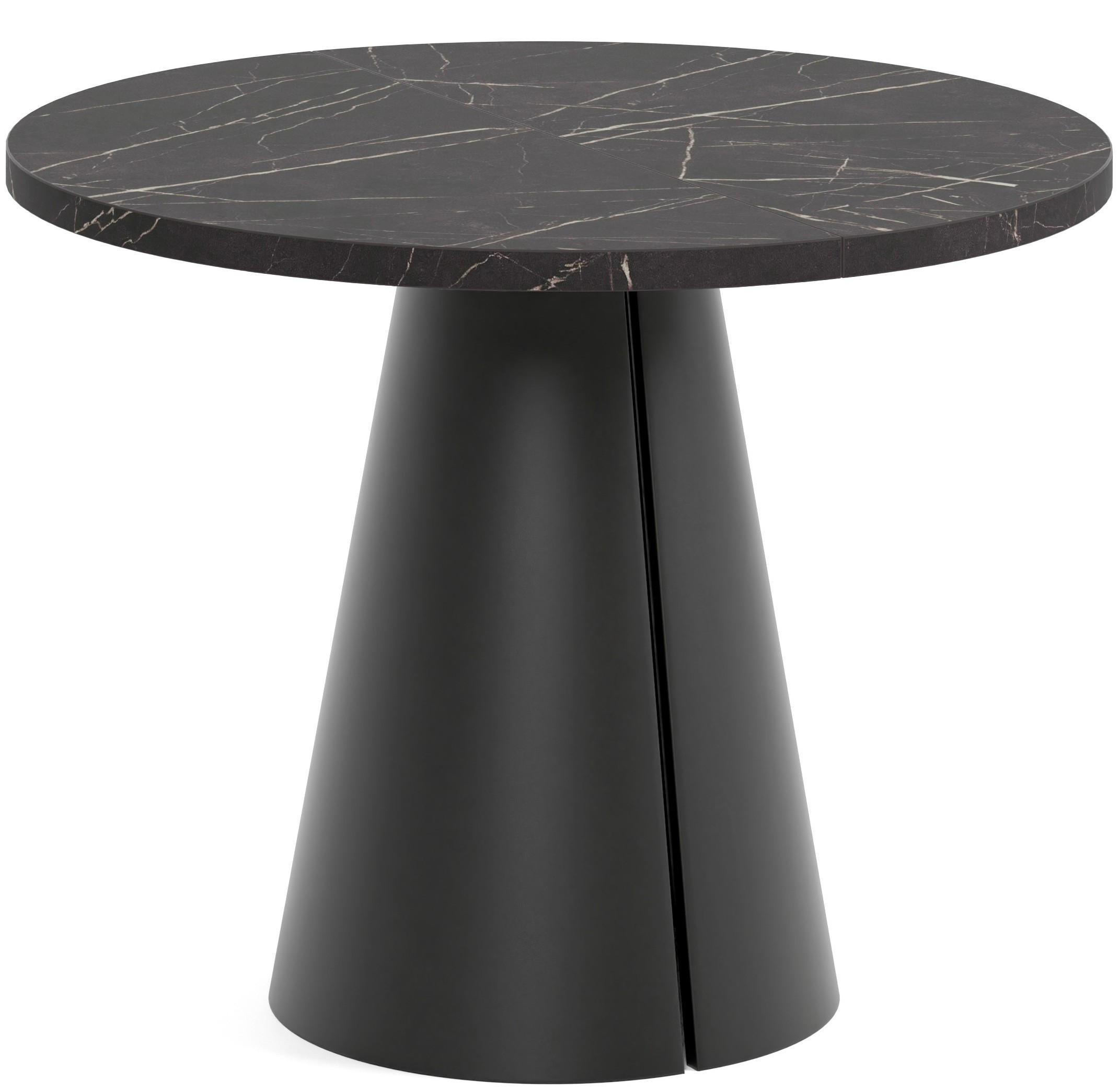 TISCH Schwarz ALMA Ausziehbar 100/176 cm - Schwarz, Holzwerkstoff (2/100/76cm) - Sepro Meble