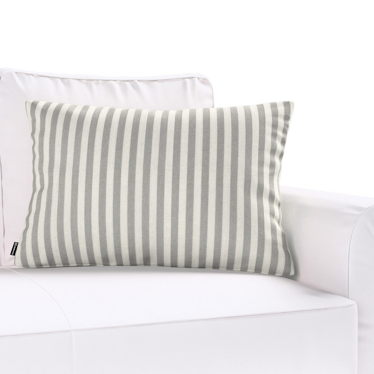 KISSENHÜLLE Quadro grau, 60x40 cm - Grau, Textil (60/40cm) - Dekoria