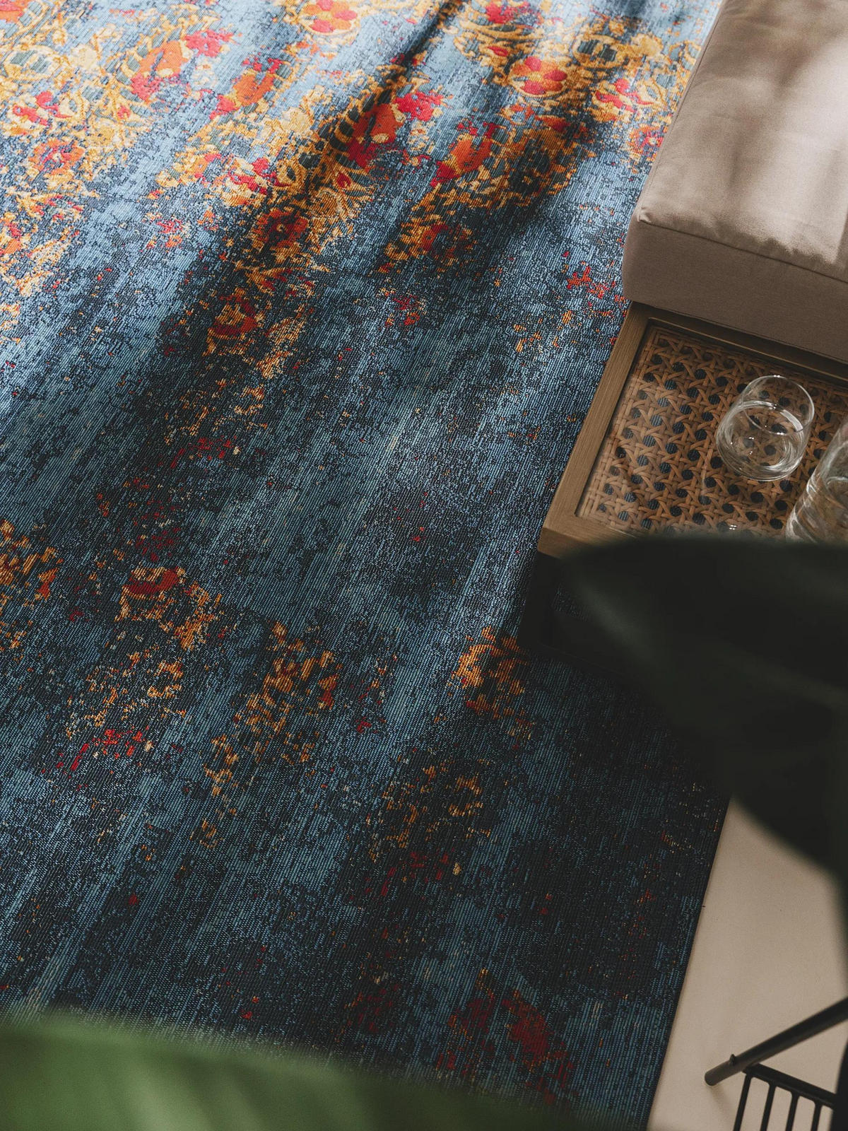 OUTDOORTEPPICH Artis Multicolor/Blau 80x165 cm - Multicolor, Textil (80/165cm) - benuta Nest