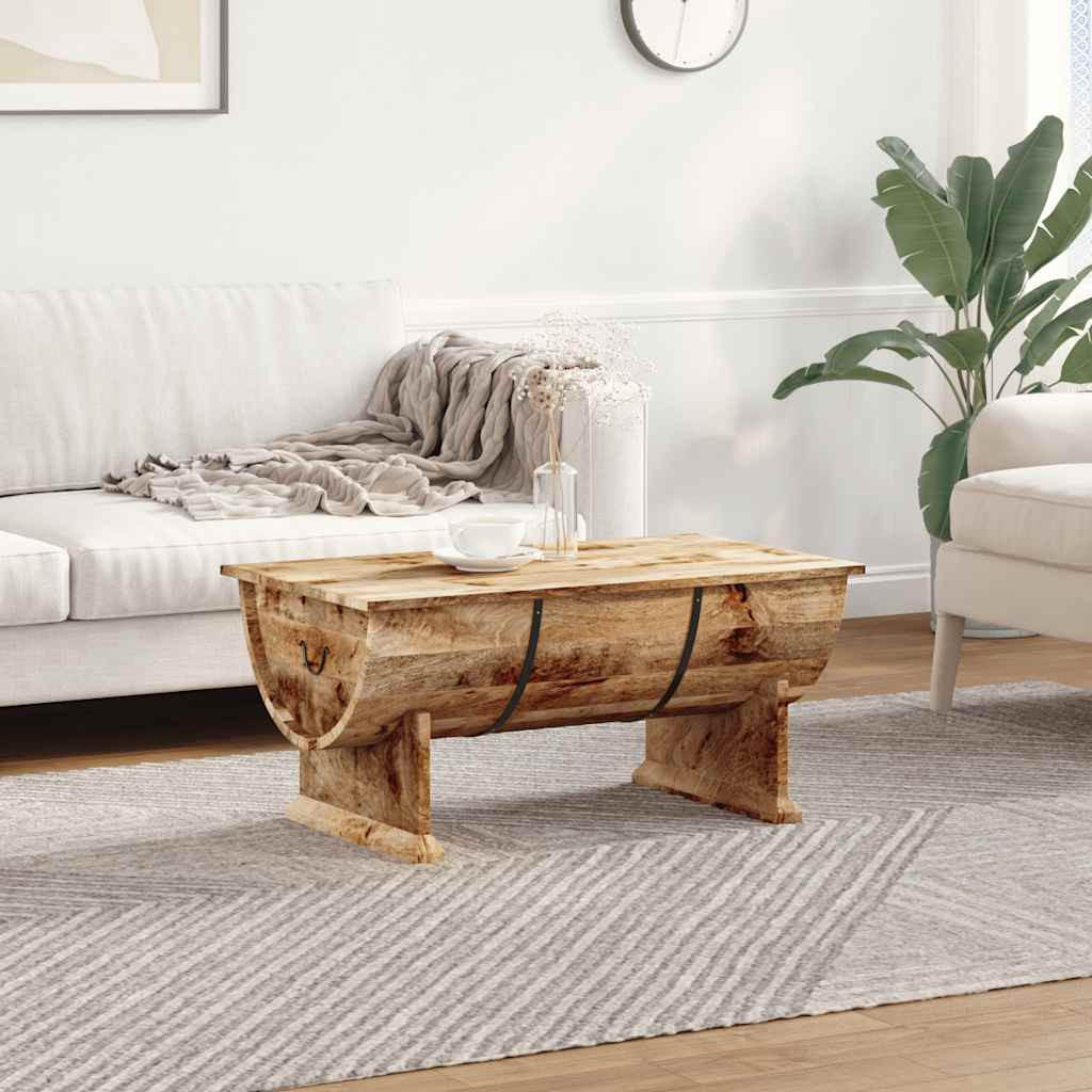 COUCHTISCH Massivholz Mango 88x50x40 cm - Braun, Holzwerkstoff (88/50/40cm) - furnicato
