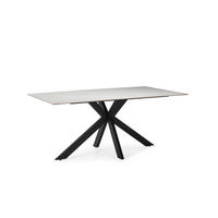 ESSTISCH Bimba Schwarz 180/90/76 cm - Schwarz, Keramik (180/90/76cm)