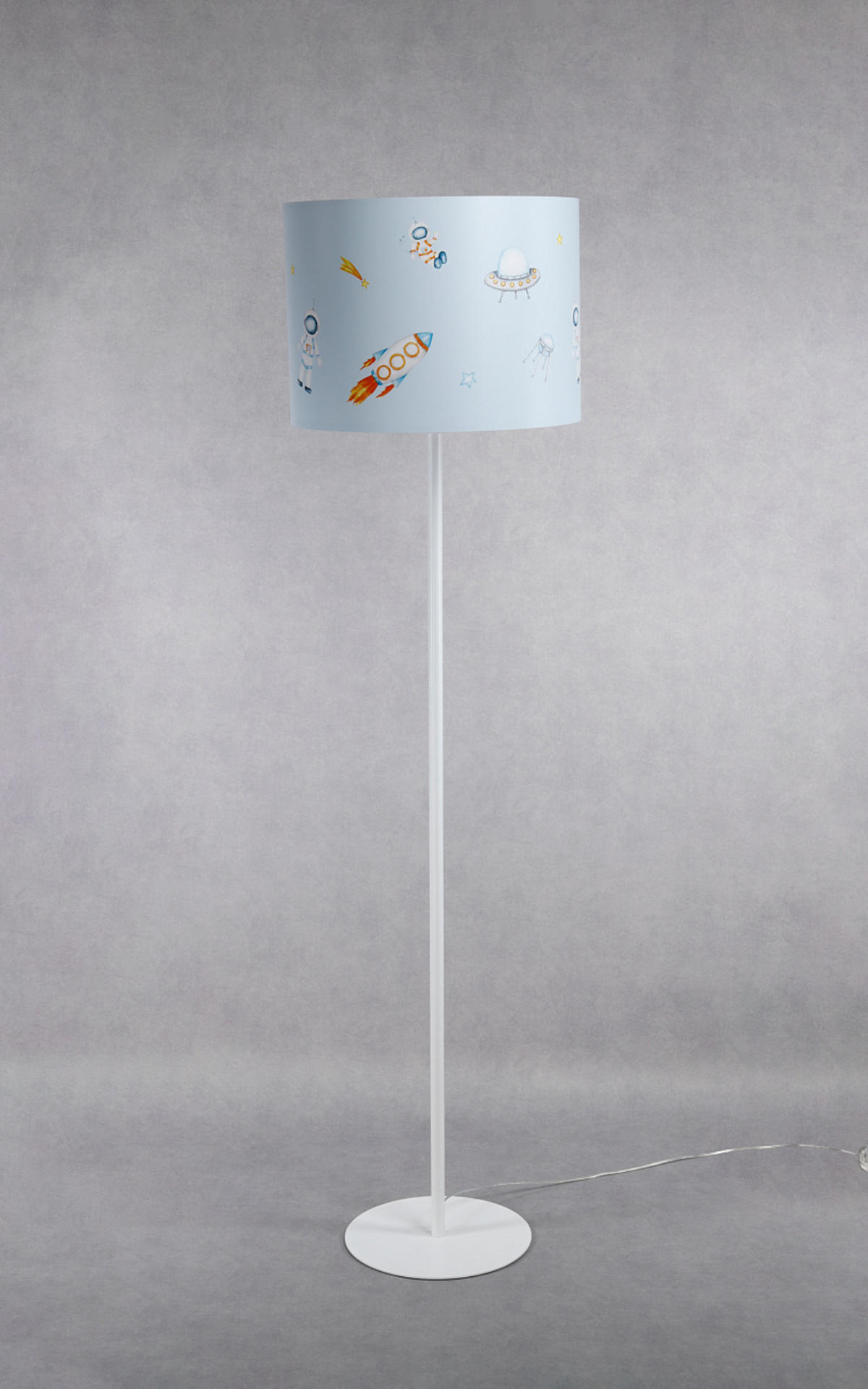STEHLAMPE Bunt 40/30 cm - Multicolor/Weiß, Kunststoff (30/40/30cm) - KUNSTLOFT