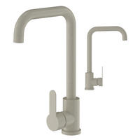 KÜCHENARMATUR Steel - Beige, Metall (21/33/3cm) - Granitan