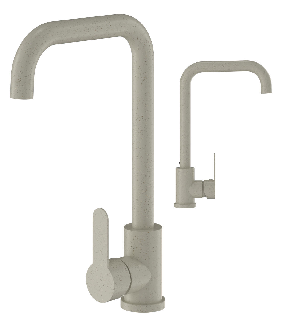 KÜCHENARMATUR Steel - Beige, Metall (21/33/3cm) - Granitan