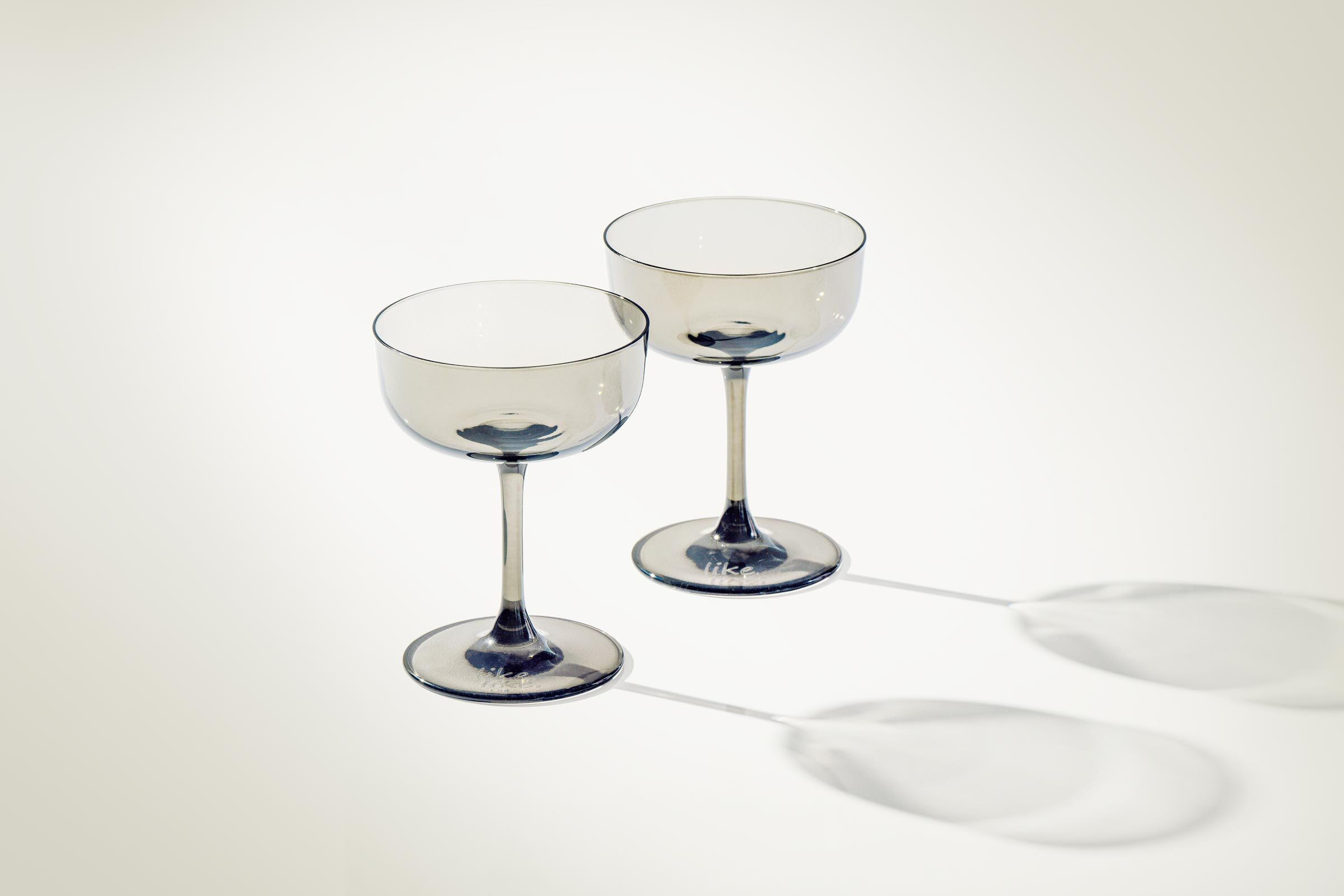 SEKTSCHALEN / DESSERTSCHALEN Like Glass Smoke 100 ml 6er Set - Grau, Glas (0.1L) - like.Villeroy & Boch