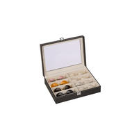 BRILLENBOX - Multicolor, Glas/Holzwerkstoff (33.5/8.5/24.5cm) - Relaxdays