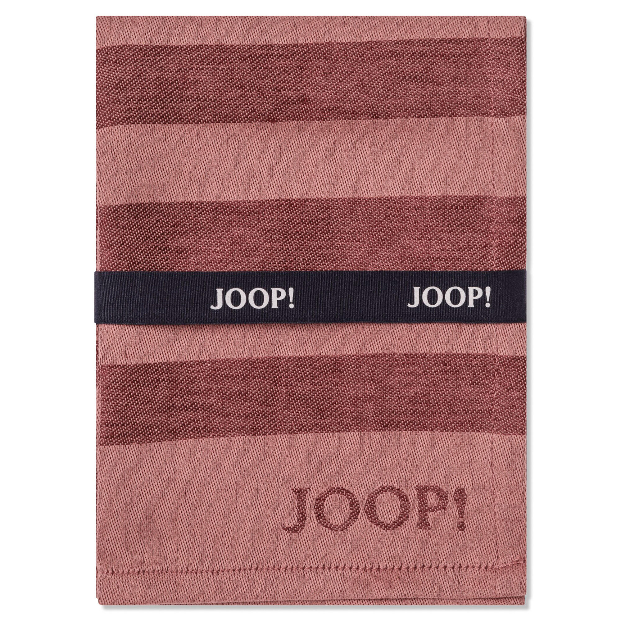 GESCHIRRTÜCHER CUISINE STRIPES 1701 BORDEAUX - 22 - Rot, Textil (50/70cm) - Joop!