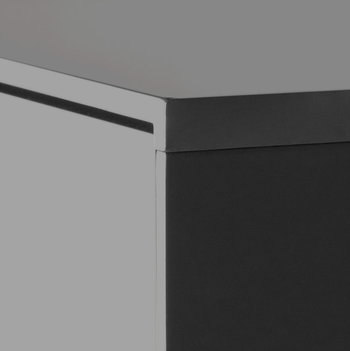 TV-LOWBOARD - Eichefarben/Grau, Holzwerkstoff (160/59/40cm) - home24