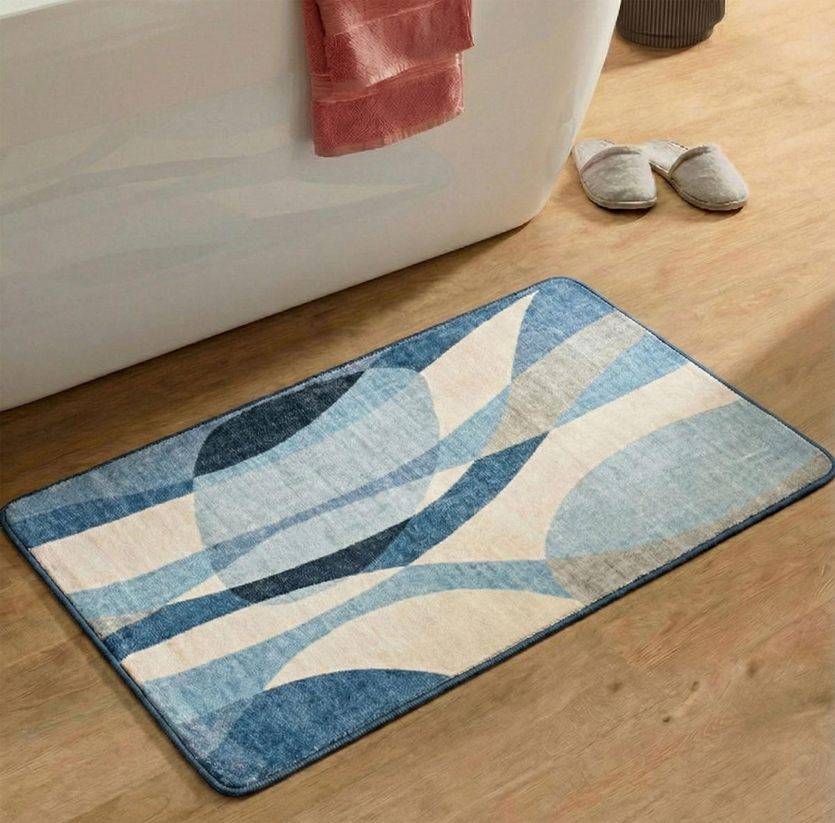 KOUPELNOVÝ KOBEREČEK Aquata 70x120 cm - modrá, textil (70/120cm) - Gino Falcone