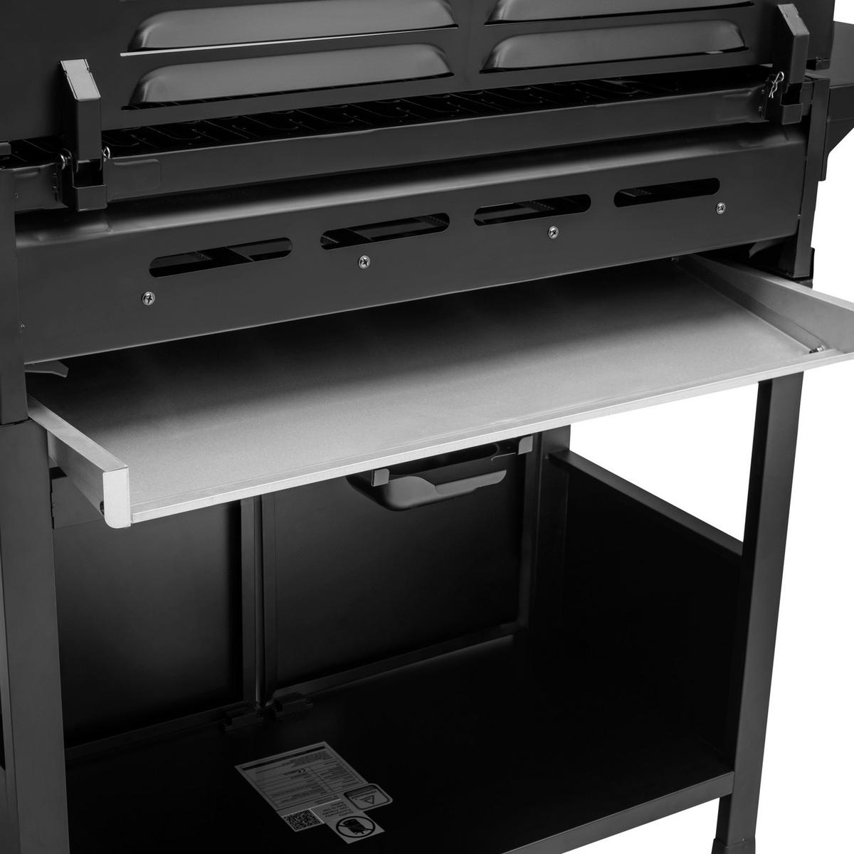 GASGRILL BASIC 6+1 - Schwarz, Metall (141/103/50cm) - TAINO