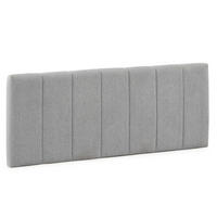 KOPFTEIL 160x60 cm Creta Grau - Grau, Textil (8/60/160cm) - VS Venta-stock