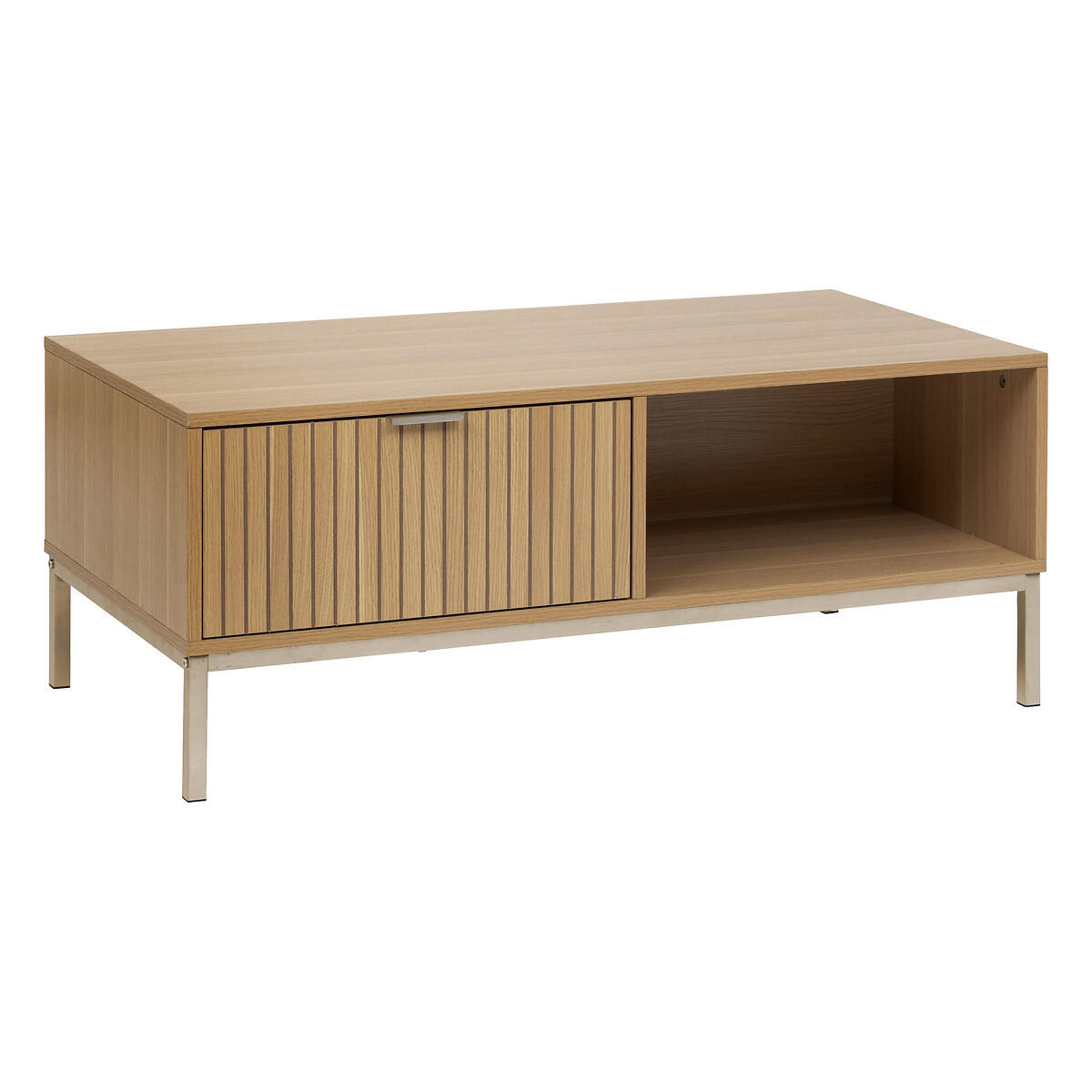 COUCHTISCH Tasso rechteckig Braun 100/50/40 cm - Braun, Holzwerkstoff (100/50/40cm) - 5five Simply Smart
