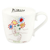 KAFFEEBECHER Picasso Le Bouquet de lAmitié Becher - Naturfarben, Keramik (0.42L) - Könitz