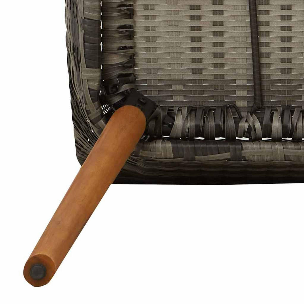 GARTENSTUHL 2er-Set Egos Rattan 62,5x55x82 cm Grau - Grau, Kunststoff (56/82/60cm) - DELUKE