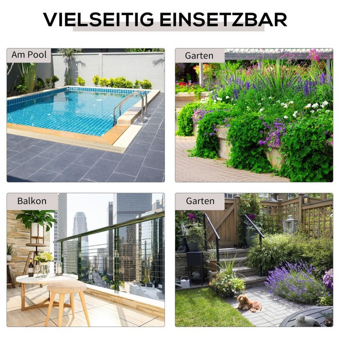 GARTENTISCH aus Polyrattan 40x40x40 cm Braun mit Klappfunktion - Braun, Metall (40/40/40cm) - Modfu