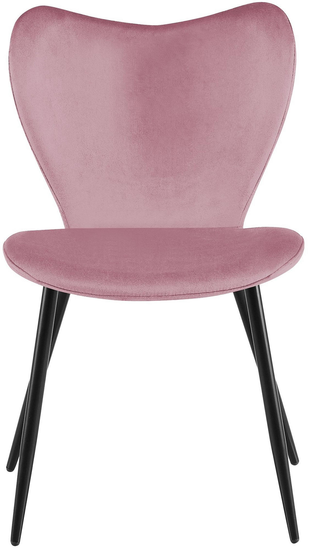 ESSZIMMERSTÜHLE Maika 2er Set 80x50x58 cm rosa - Rosa, Textil (50/80/58cm) - furnicato