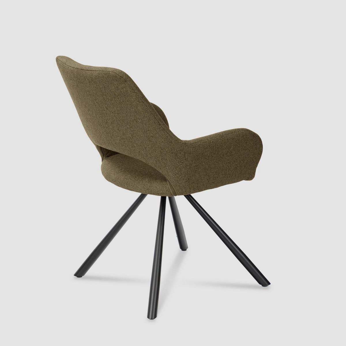 ARMLEHNSTUHL-SET 6 Stück in Eisen Webstoff - Multicolor, Metall (48.5/81/58cm) - Meubles Cosy