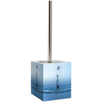WC-BÜRSTE Tropfen - Blau/Weiß, Kunststoff (10/37/10cm) - Sanilo
