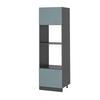 MIKROWELLENSCHRANK R-Line Blau-Grau 60 cm - Anthrazit/Blaugrau, Holzwerkstoff (60/206.8/57.2cm) - Vicco