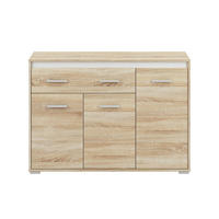 KOMMODE Avo Sonoma Eiche, Absetzung austauschbar 120 / 34 / 85cm - Braun/Sonoma Eiche, Holz/Holzwerkstoff (120/85/34cm) - Feldmann-Wohnen