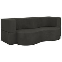 DVOJMIESTNA POHOVKA SANOA 2 - Tmavosivá Manšester - tmavosivá, textil (200/68/100cm) - MKS