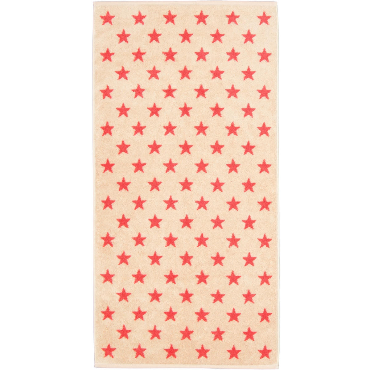 HANDTUCH NEW STARS STERNE KLEIN 6261 BEIGE/PINK - 32 - Rosa, Textil (50/100cm) - Cawoe