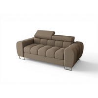 SOFA 2-sitzer Bastien In Stoff Gemma - Beige, Holzwerkstoff/Textil (195/95/97cm) - Fun Möbel