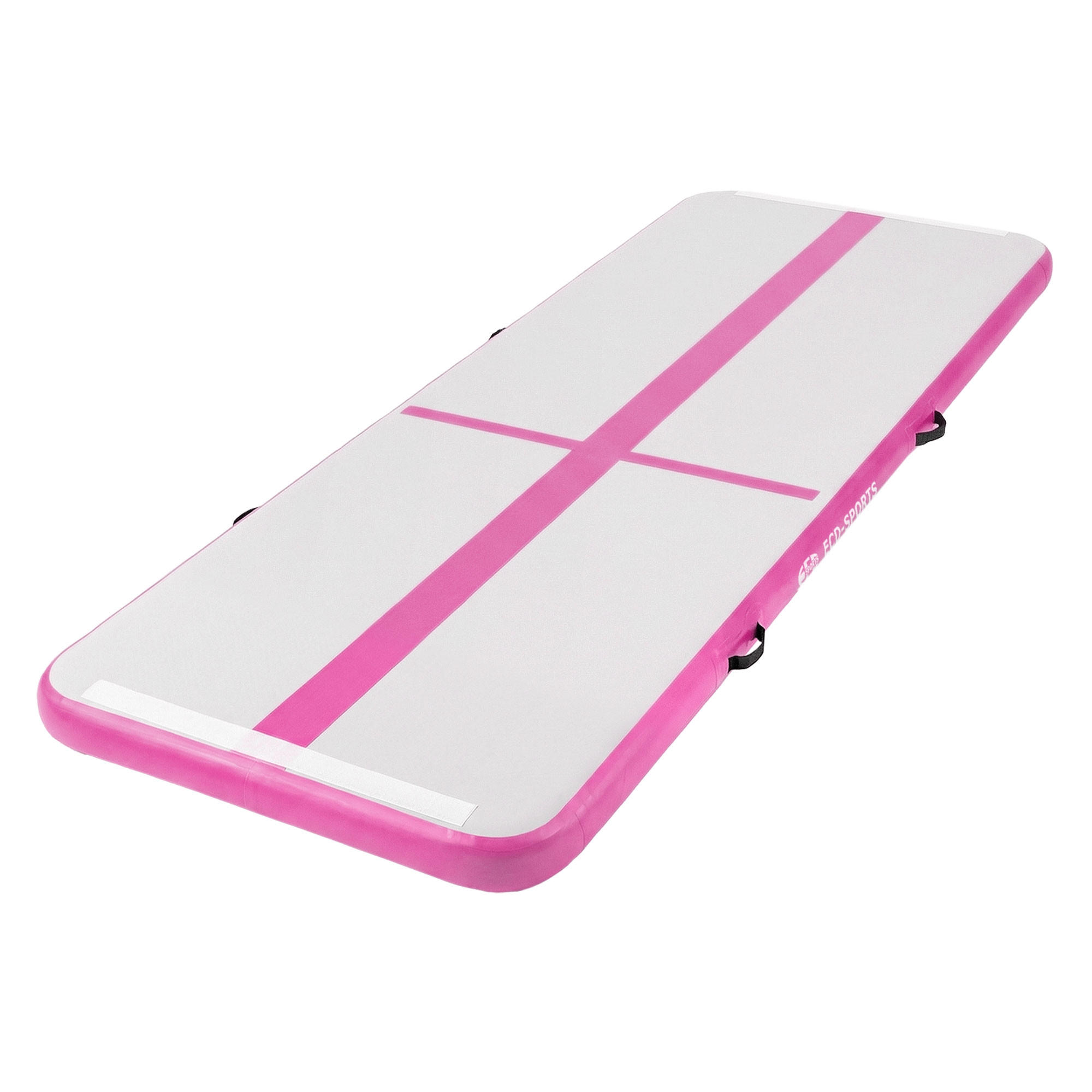 ECD-Germany NAFUKOVACÍ gymnastická podložka Airtrack 300x100x10 cm růžová