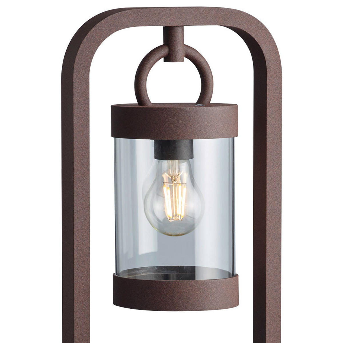 LED WEGELEUCHTE Sambesi Braun Rostoptik - Braun, Metall (21/23/60cm)