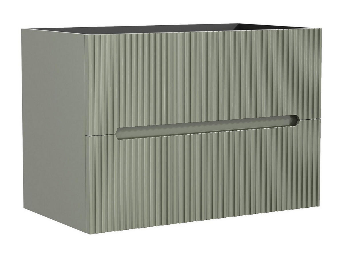 WASCHBECKENUNTERSCHRANK - 80cm x 45.5cm - MDF - grün - PAVANI - Grün, Holz (80/55/45.5cm) - Vente-Unique