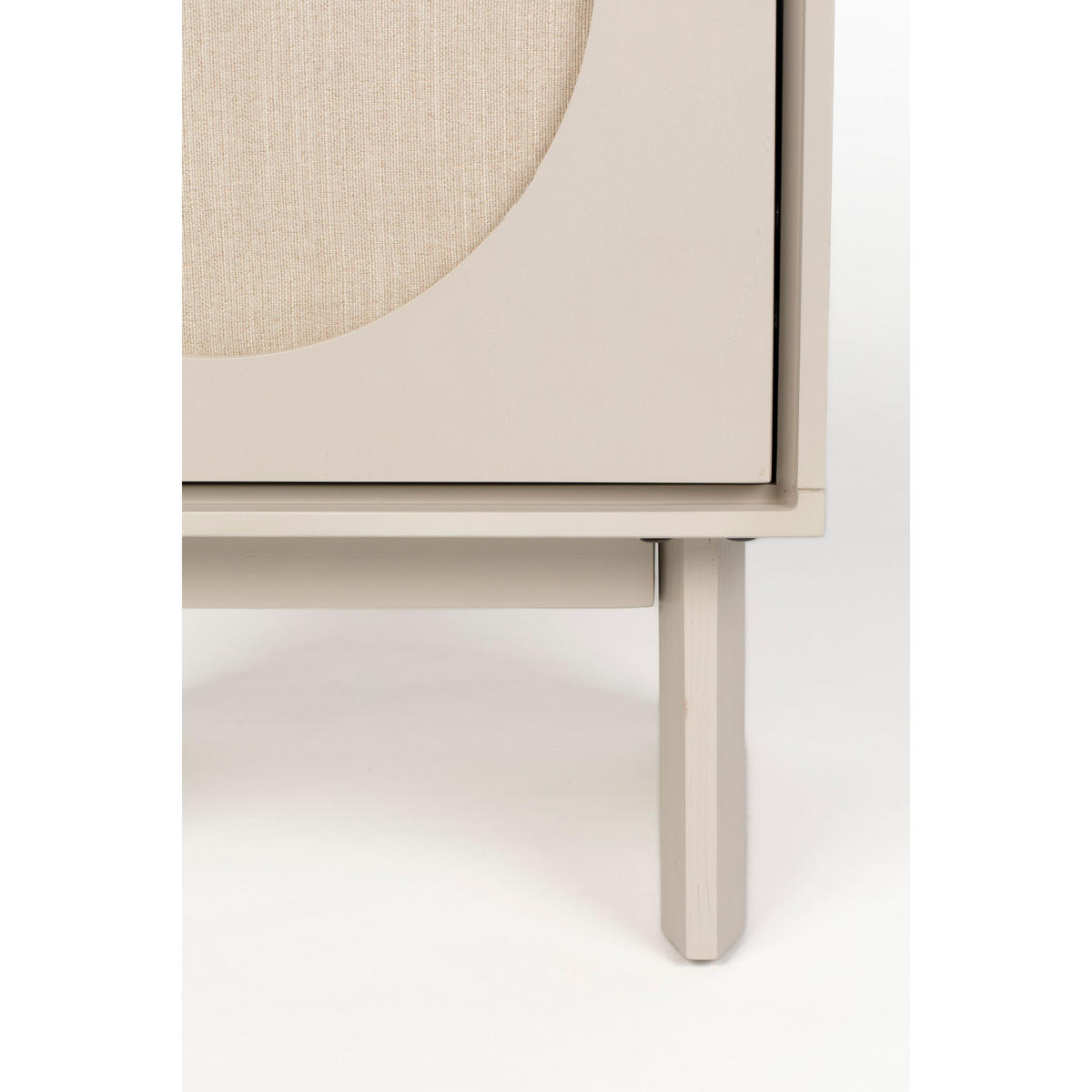 BEISTELLTISCH Twin - Grau, Holzwerkstoff (40/44/59cm) - Zuiver