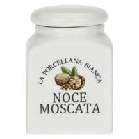 VORRATSDOSE Noce Moscata 0,175 l - Multicolor, Keramik (7/6.5/10cm) - La Porcellana Bianca
