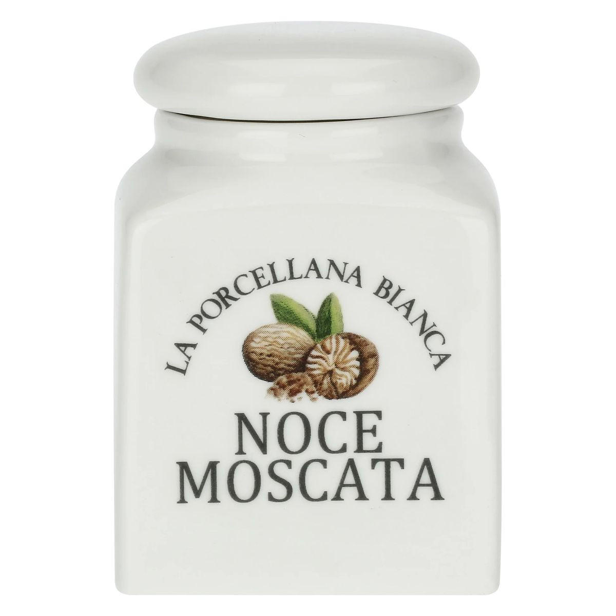 VORRATSDOSE Noce Moscata 0,175 l - Multicolor, Keramik (7/6.5/10cm) - La Porcellana Bianca
