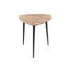 COUCHTISCH ELSA - Beige/Schwarz, Holz/Metall (60/60/57cm) - SAM