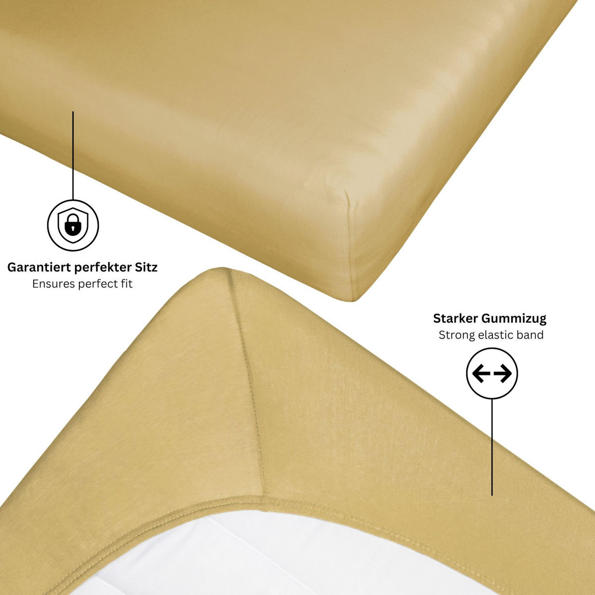 NAPÍNACIE prestieradlo FLAT - biela, textil (200/200cm) - Schöner Wohnen