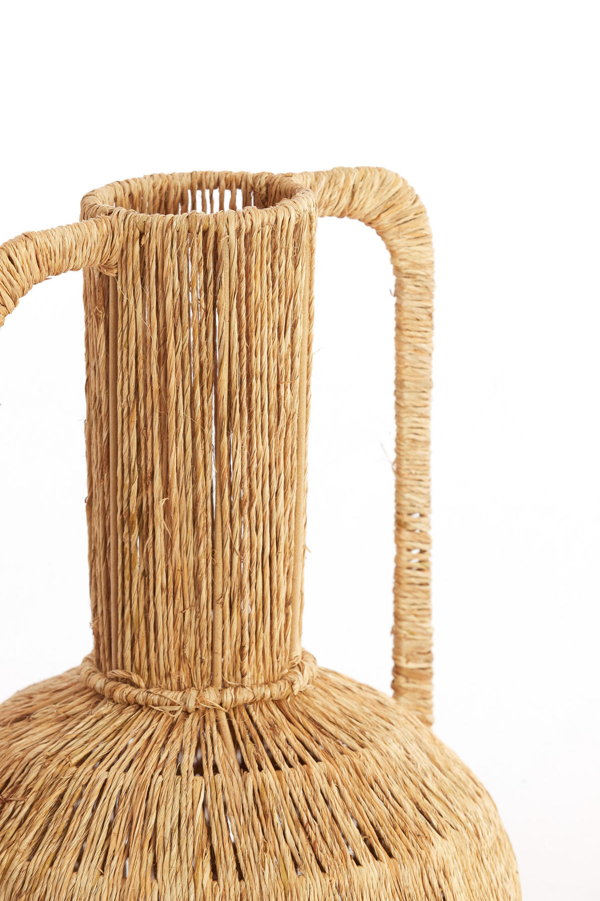VASE Blenza - Braun - 24/24/37 cm - Braun, Textil (37cm) - Light & Living