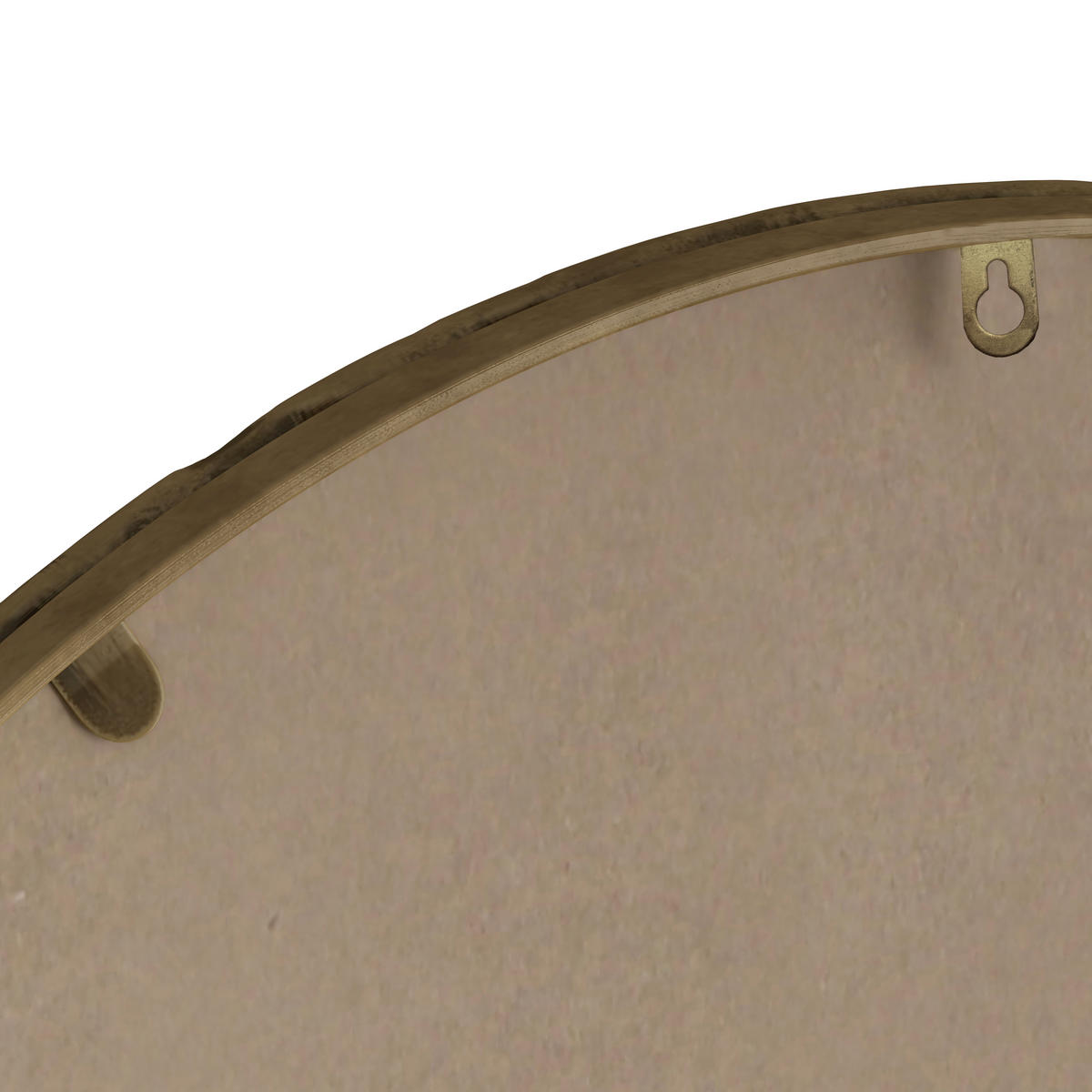 OVALSPIEGEL 65x3x100 cm Goldfarben aus Eisen & Glas mit Rückwand - Goldfarben, Glas (3/100/65cm) - Modfu