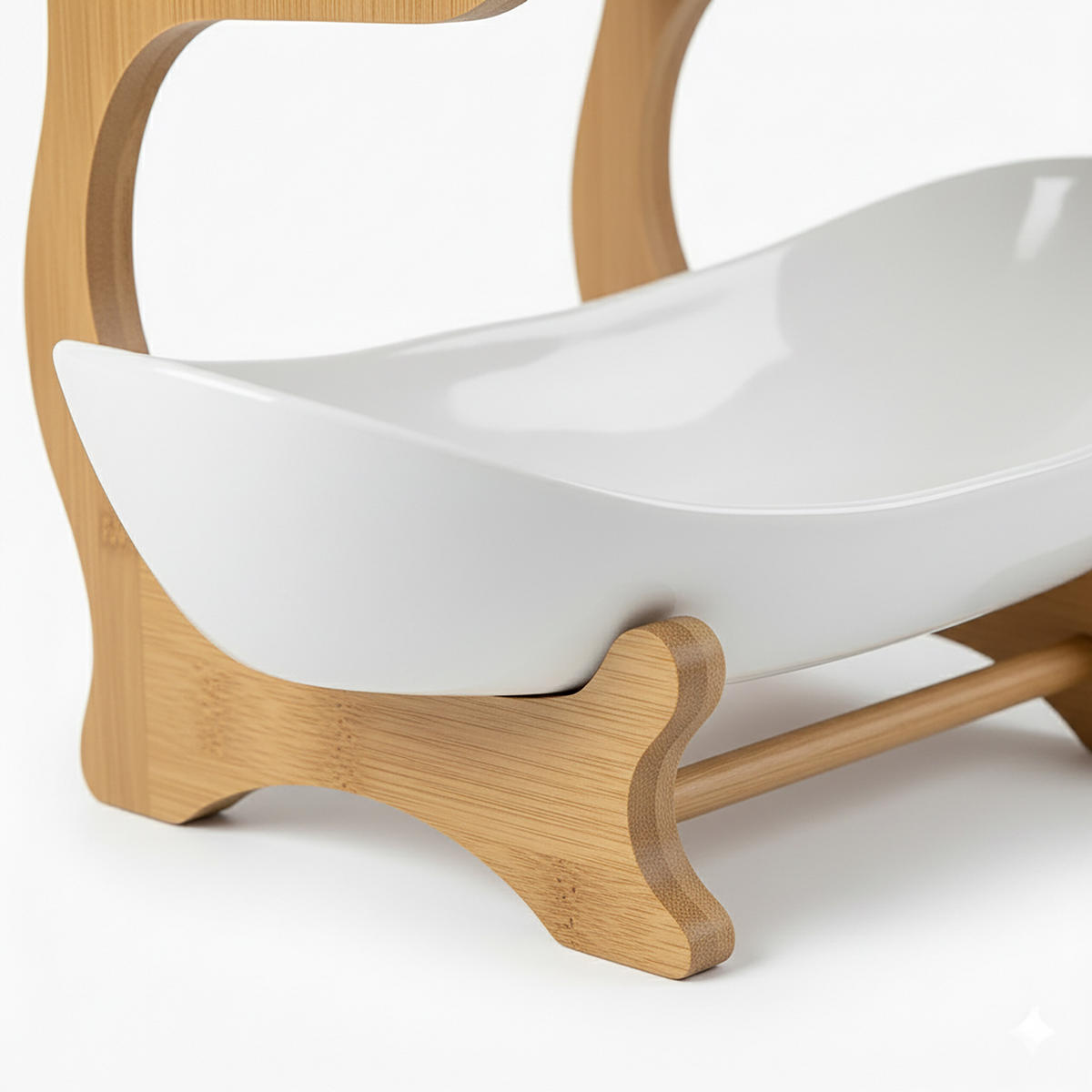 OBSTETAGERE - Multicolor, Holz/Kunststoff (25/34cm) - Relaxdays