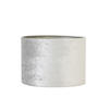 LAMPENSCHIRM Edelstein Silber Ø40/30 cm - Silberfarben, Textil (40/40/30cm) - Light & Living