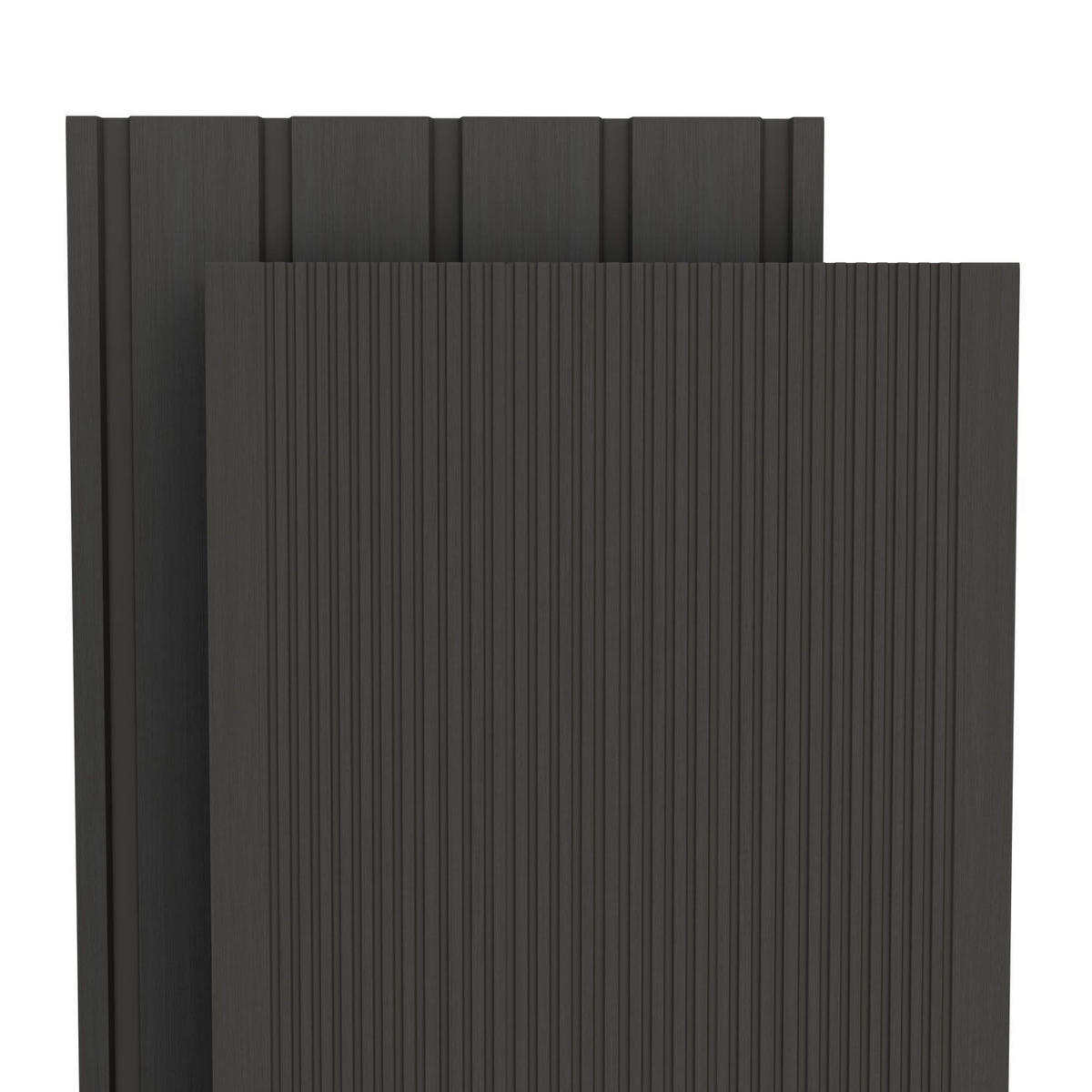 TERRASSENDIELEN WPC Grau 10 m² - Grau, Kunststoff (220/14.6/2.5cm) - Juskys