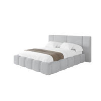 POLSTERBETT mit Bettkasten und Lattenrost, Bett mit Matratze H3/H4 - NILO 140x200 Grau - Anthrazit, Holzwerkstoff/Textil (140/200cm) - ALTDECOR