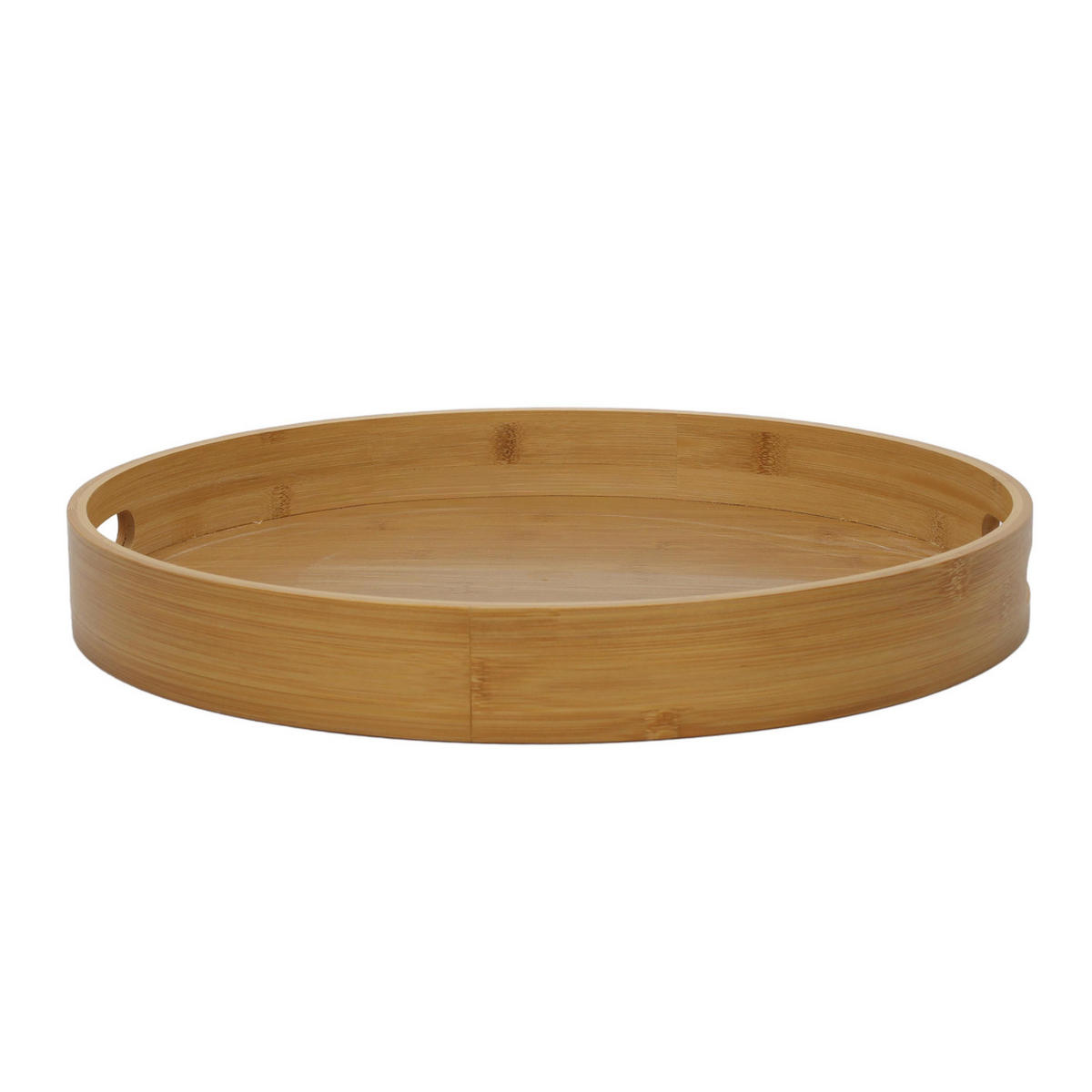FRÜHSTÜCKSTABLETT rund rund Braun 40/40/5 cm - Braun, Naturmaterialen (40/5/40cm) - Home Styling Collection