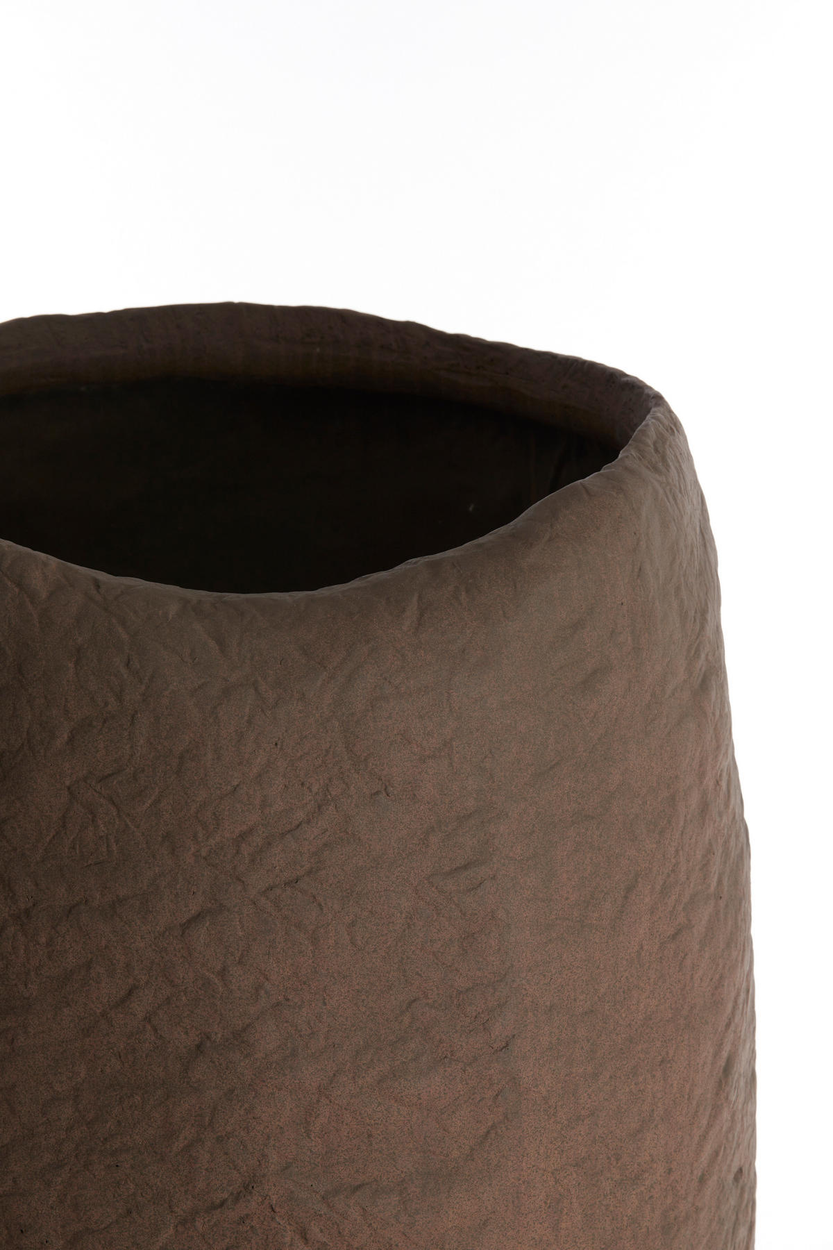 VASE Tingri Braun Ø59/90 cm - Braun, Stein (90cm) - Light & Living