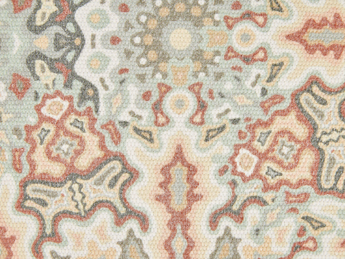DEKOKISSEN 2er-Set Bunt 45/45 cm Vriesea - Multicolor, Textil (45/45cm) - Beliani