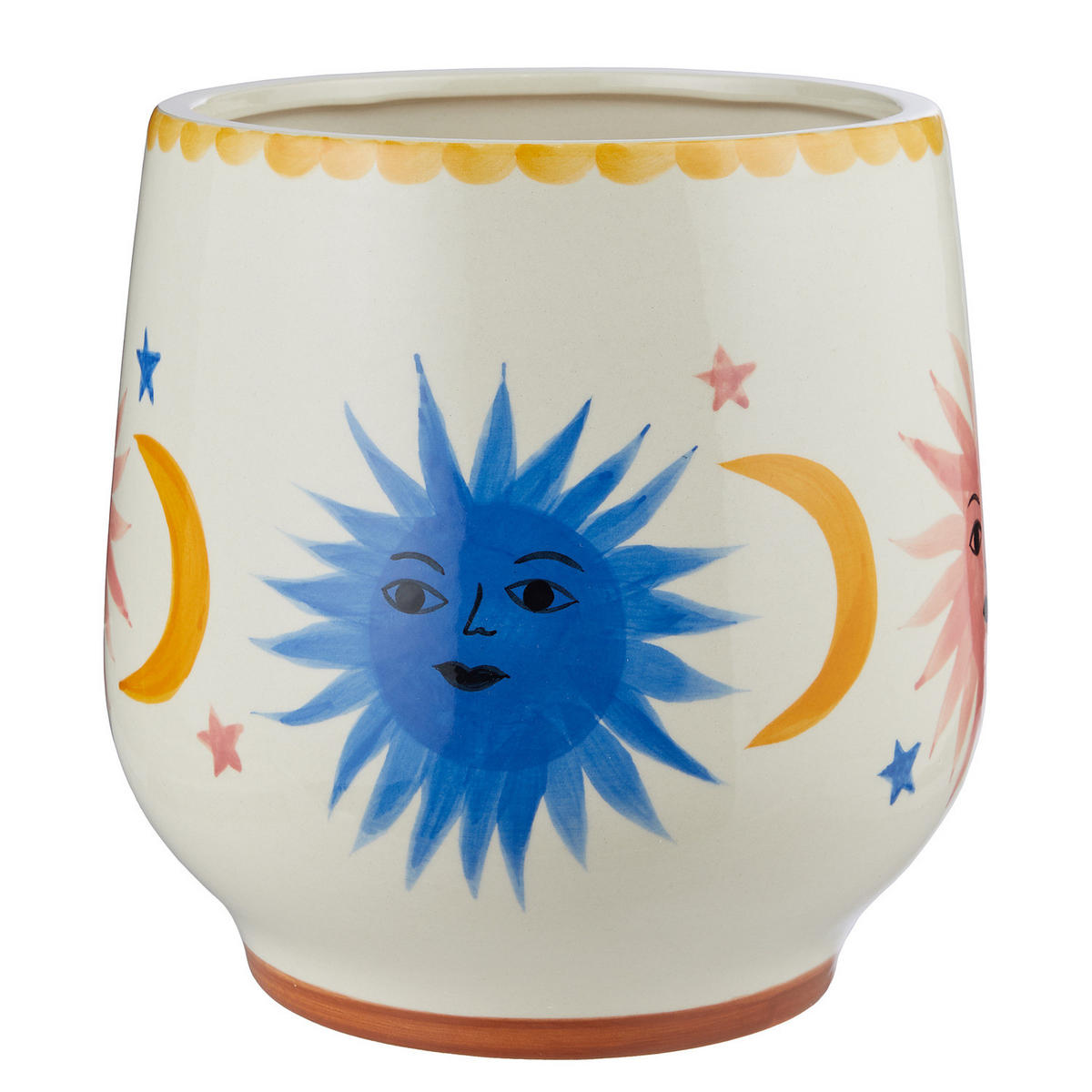 BLUMENÜBERTOPF Spirit - Creme, Keramik (20/20/20cm) - Butlers