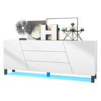 SIDEBOARD Houston Weiß matt - Weiß, Holzwerkstoff (178/69.5/38.5cm) - Vladon